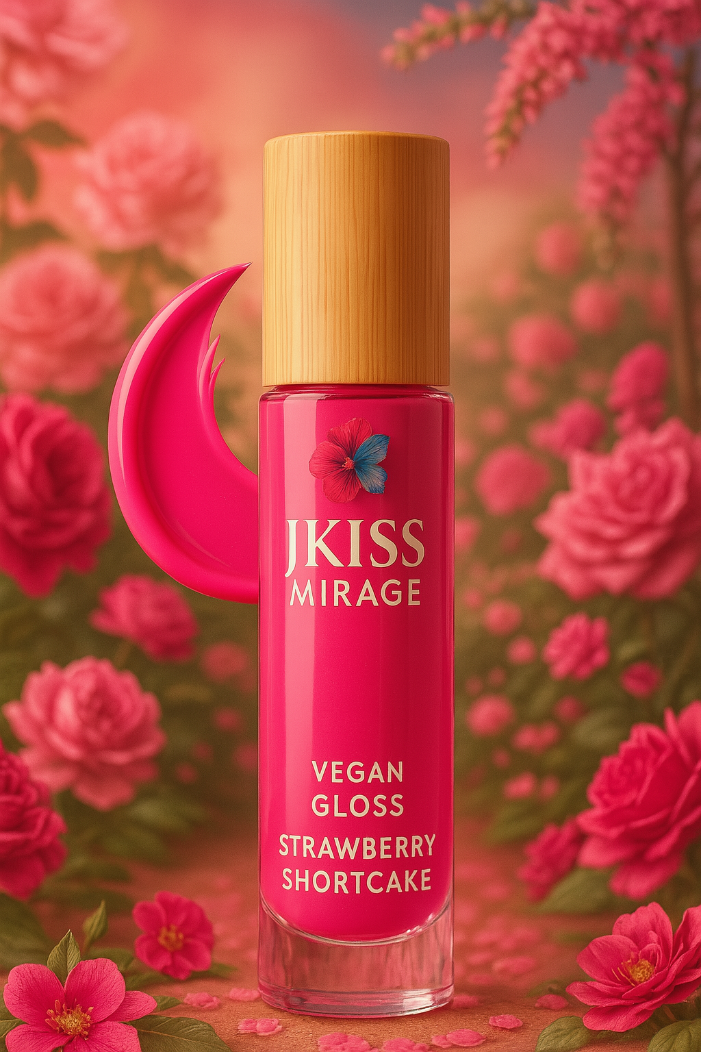 JKISS MIRAGE Vegan Gloss — Strawberry Shortcake